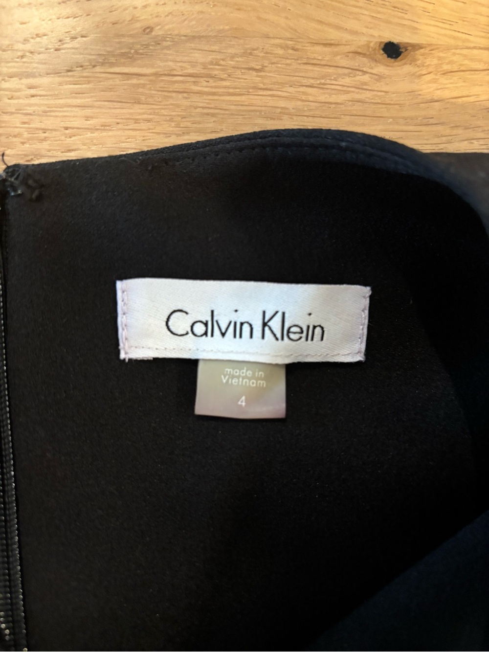 Calvin Klein Black Sleeveless A-Line Dress - Picture 2 of 3